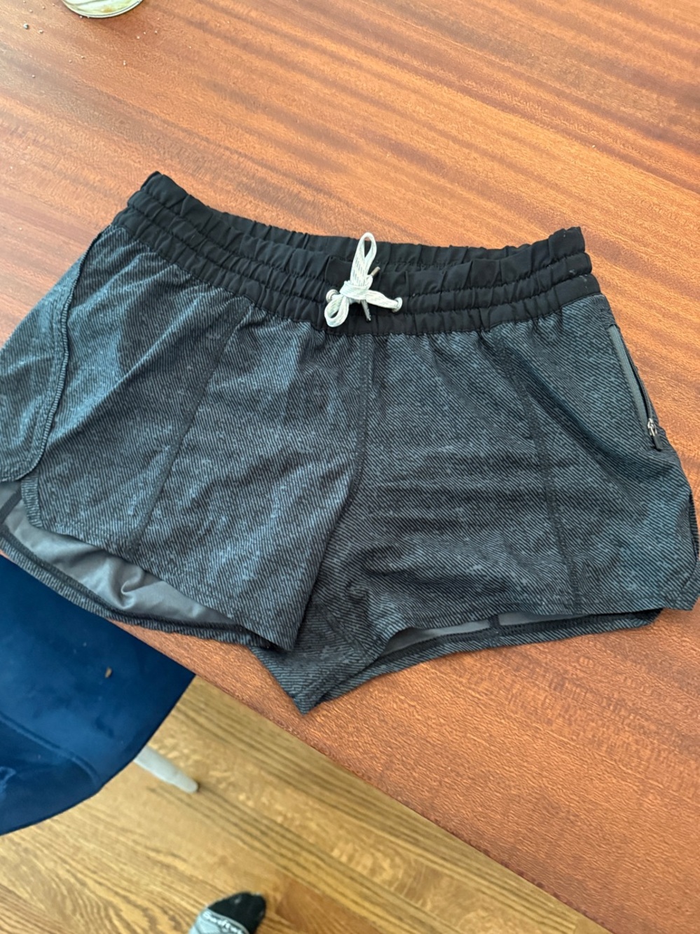 Women’s Black Drawstring Athletic Shorts